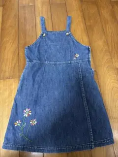 MIKI HOUSE デニム ジャンバースカート 120