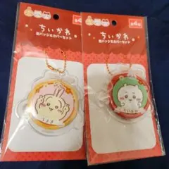 ちいかわ 缶バッジ＆カバーセット ちいかわ うさぎセット