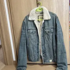 デニムジャケット M 古着　Gジャン　ボアジャケット