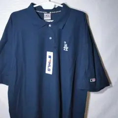 新品 ポロシャツ 4L ドジャース 刺繍 メジャーリーグ 大谷翔平 MLB 半袖