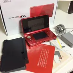 即購入ok 3ds 本体 レッド 後期型 フルセット 送料無料