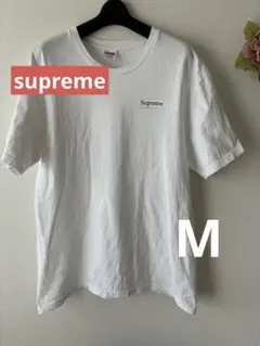 『MENS』 Supreme ホワイト Tシャツ デザイン　 サイズM