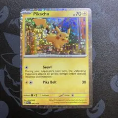 ポケモンカード　海外マクドナルド2023プロモ　ピカチュウ　英語