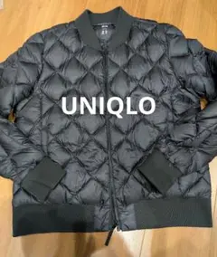 廃盤　ユニクロ　ウルトラライトダウン　ダイヤキルト　リブブルゾン　ブラック