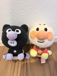 アンパンマン バイキンマン ぬいぐるみセット