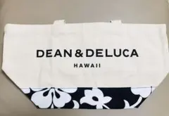 DEAN&DELUCA ディーン&デルーカ トートバッグ　ハワイ　ハイビスカス柄