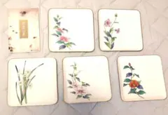 【新品未使用】香蘭社 茶席の花 角銘々皿 5枚セットのサムネイル