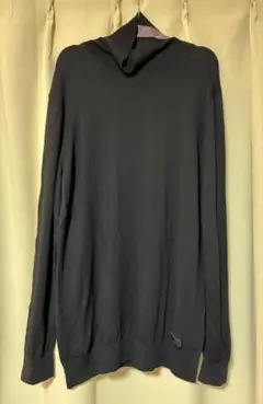 ブラックレーベルクレストブリッジ タートルネックニット ブラック