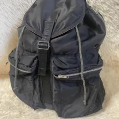 美品　PORTER ポーター　リュック　タンカー　ブラック　黒　廃盤　巾着