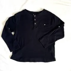 ZARA Kids 黒　シンプル　長袖カットソー 100 110