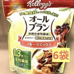 ケロッグ　オールブラン　フルーツミックス　380g 6袋　食物繊維がとれるのサムネイル