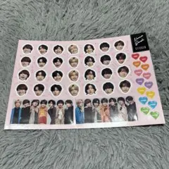 なにわ男子 ステッカー・ペーパークラフトセット