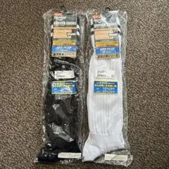 DUARIG サッカーソックス 25-27cm ブラック・ホワイト