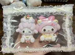 ハムスターパーティーにようこそ♪ひつじちゃんとローズうさちゃんのスクイーズセット