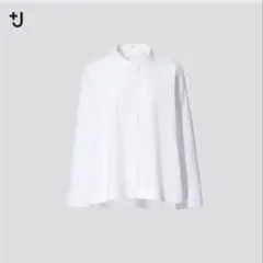 UNIQLO プラスJ スピーマコットンシャツジャケット　ホワイト Mサイズ