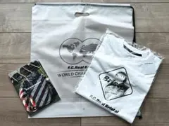 【新品未使用】F.C.R.B 日向小次郎Tシャツ ショッパー&非売品カタログ付のサムネイル