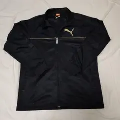 PUMA トラックジャケット ブラック ゴールド Lサイズ