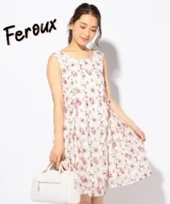 Feroux 人気の花柄♪ノースリーブ ワンピース Sサイズ