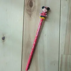 東京ディズニーランド ミニーマウス フィギュア付き鉛筆 星柄 HB