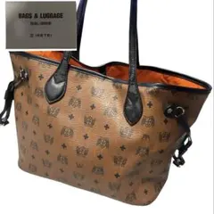 CASTELBAJAC ハンドバッグ 総柄 ゴールド金具 A4可 レザー