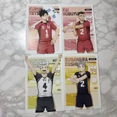 ハイキュー　アニメイト　主将・副主将フェア　ポストカード