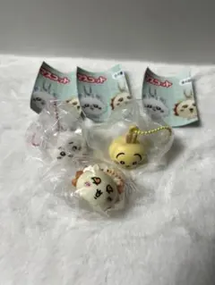 ちいかわ リップキャップマスコット うさぎ ちいかわ　シーサー　3点