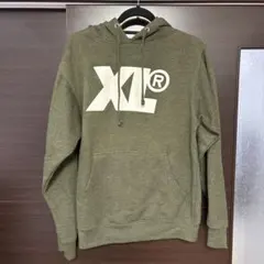 XLARGE® オリーブ色 フード付きパーカー Sサイズ