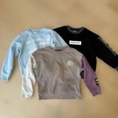 【120cm・130cm】まとめ売り トレーナー 3枚セット