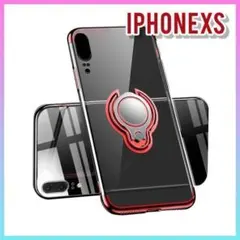 【新品】iPhoneケース バンガーリング付 ソフトケース iPhonexs