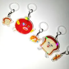 パンどろぼう めじるし アクセサリー チャーム 5点セット