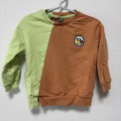 moimolnパッチワーク 長袖カットソー 100cm