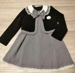 【美品】 フォーマル ワンピース セレモニー 入学式 卒園式 130 女の子