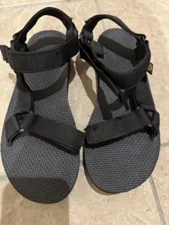 テバ　サンダル　teva 24センチ　黒