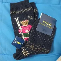 Polo Ralph Lauren POLOベア ラム毛混 ソックス　22〜24