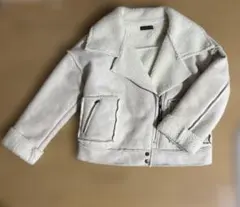 lovetoxic クリーム色 ボアジャケット M（150）