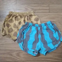 【70サイズ】ベビー ハーフパンツ２点セット