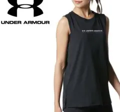 UNDER ARMOUR ブラック タンクトップ M