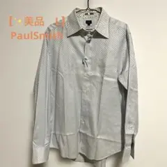 ポールスミス　長袖シャツ 　コットン　ドレスシャツ 　ダウンシャツ　花柄メンズ