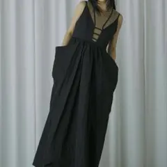 Ezick キャミワンピース ブラック