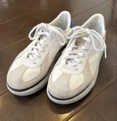 OnitsukaTiger スニーカー ホワイト ブルー　デレシティ23.5cmのサムネイル