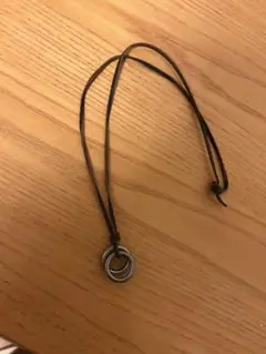 レザーネックレス ブラウン