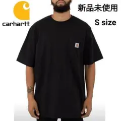 新品未使用 カーハート ポケット Tシャツ 黒 Sサイズ K87 USモデル