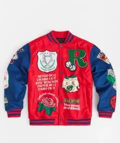 アウター　日本未発売　ストリート　アメリカ　2XL 派手　カラフル　スタジャン