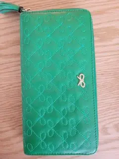 ANYA HIIND MARCH　長財布　緑のサムネイル