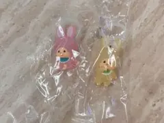 モンチッチ めじるしアクセサリーチムたん イエロー ピンク ガチャ 未開封