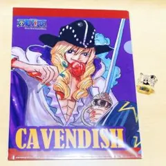 ワンピース　キャベンディッシュ　ファイル　アクスタ　2点セット