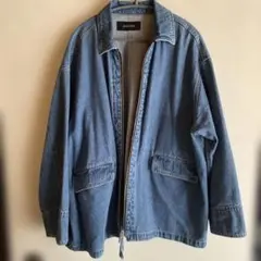 JEANASIS デニムBIGZIPシャツジャケット