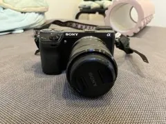 SONY NEX6 ミラーレスカメラ レンズ:55-210mm 純正ストラップ付 SONY NEX6 ミラーレスカメラ レンズ:55-210mm 純正ストラップ付 - メルカリ