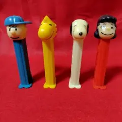 ビンテージスヌーピーペッツ ディスペンサーケース４本セット