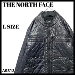 ザノースフェイス 中綿入り キルティング ナイロンジャケット 黒 メンズ L